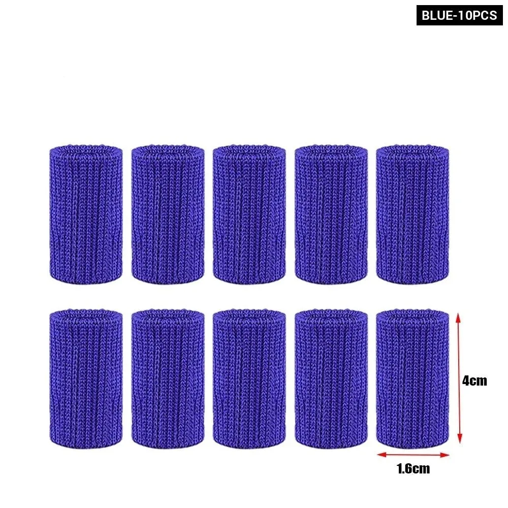 10pcs Soft Comfortable Finger Brace Splint Sleeves for Men Women