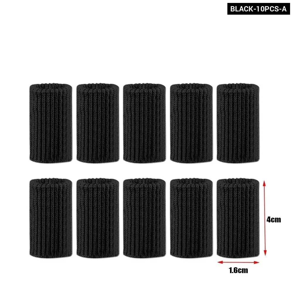 10pcs Soft Comfortable Finger Brace Splint Sleeves for Men Women
