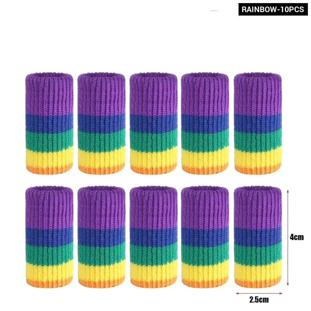 10pcs Soft Comfortable Finger Brace Splint Sleeves for Men Women