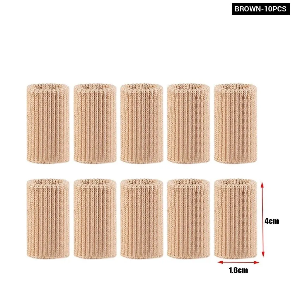10pcs Soft Comfortable Finger Brace Splint Sleeves for Men Women