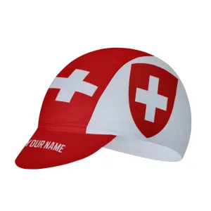 Customized Switzerland Cycling Cap Sports Hats