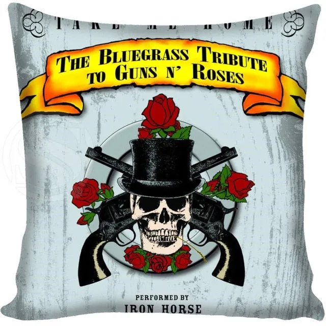 Guns N' Roses Pillow Cover Case - Different Size available