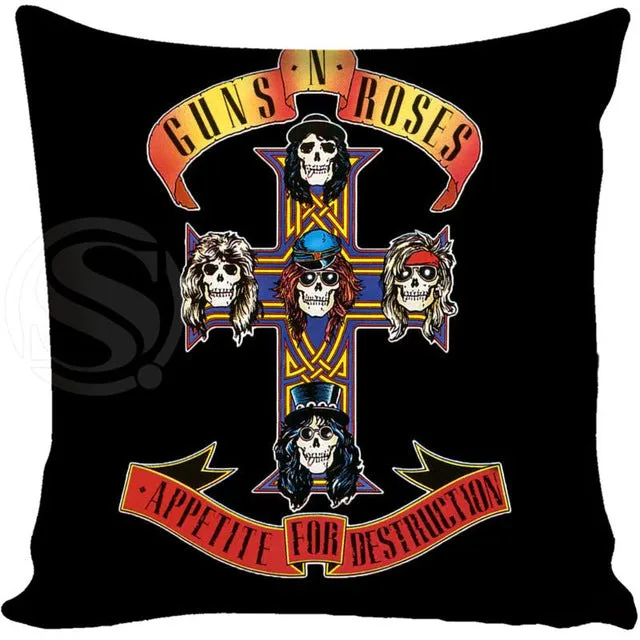 Guns N' Roses Pillow Cover Case - Different Size available
