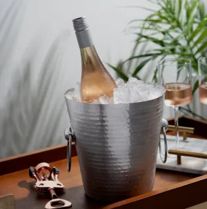 Irving Hammered Stainless Steel Ice Bucket