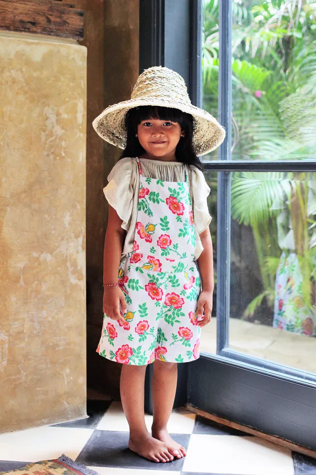 Melati Playsuit Stone Dogwood Rose