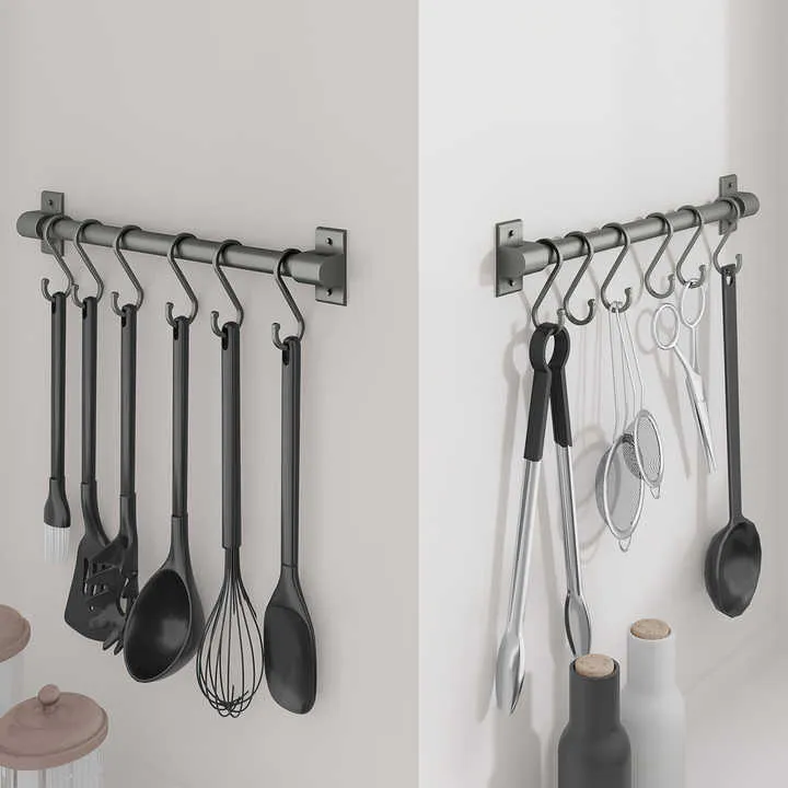 Modern Kitchen Wall Mounted Tools-رفوف تخزين