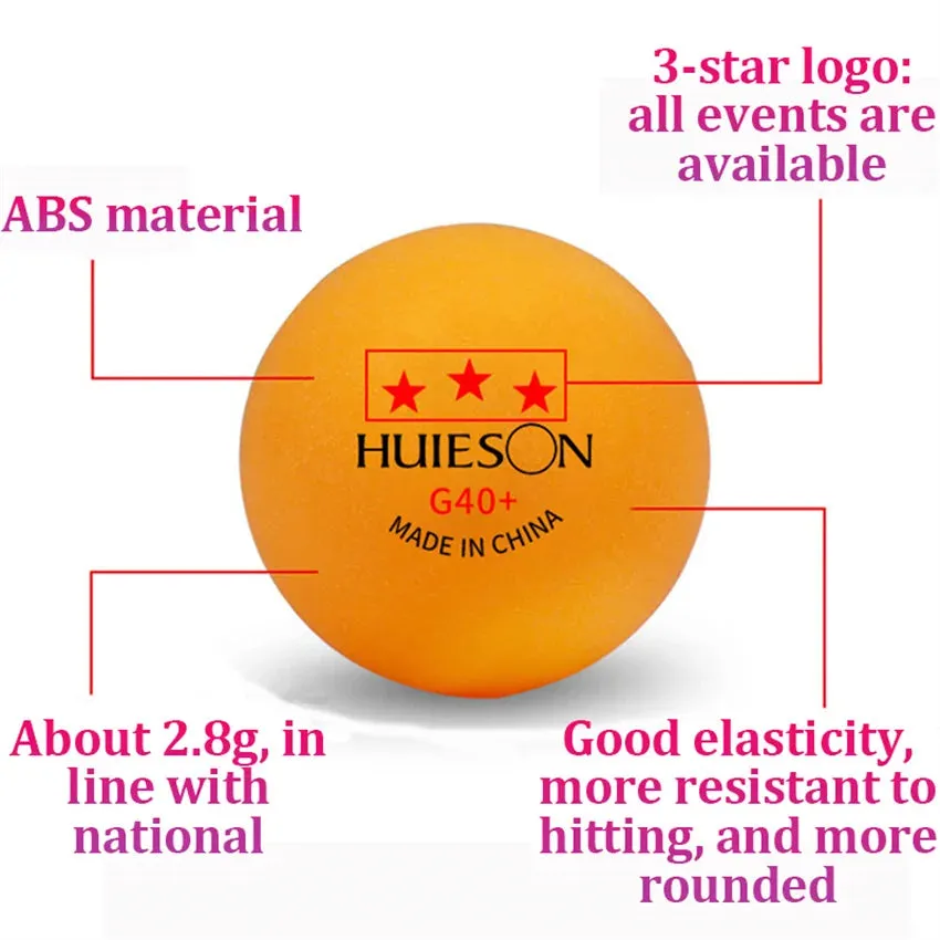 Professional 3-Star Ping Pong Balls