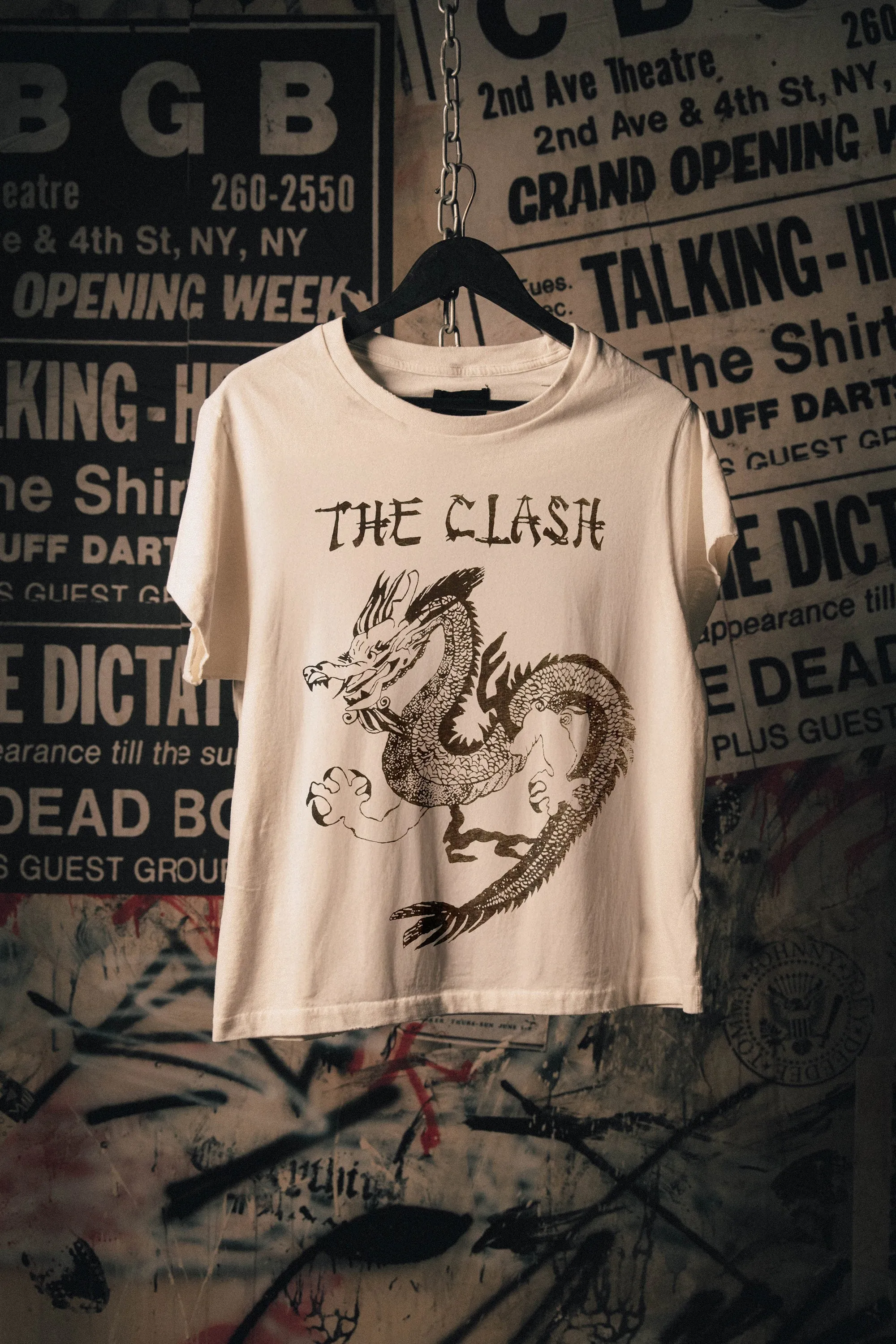 THE CLASH DRAGON VINTAGE T-SHIRT