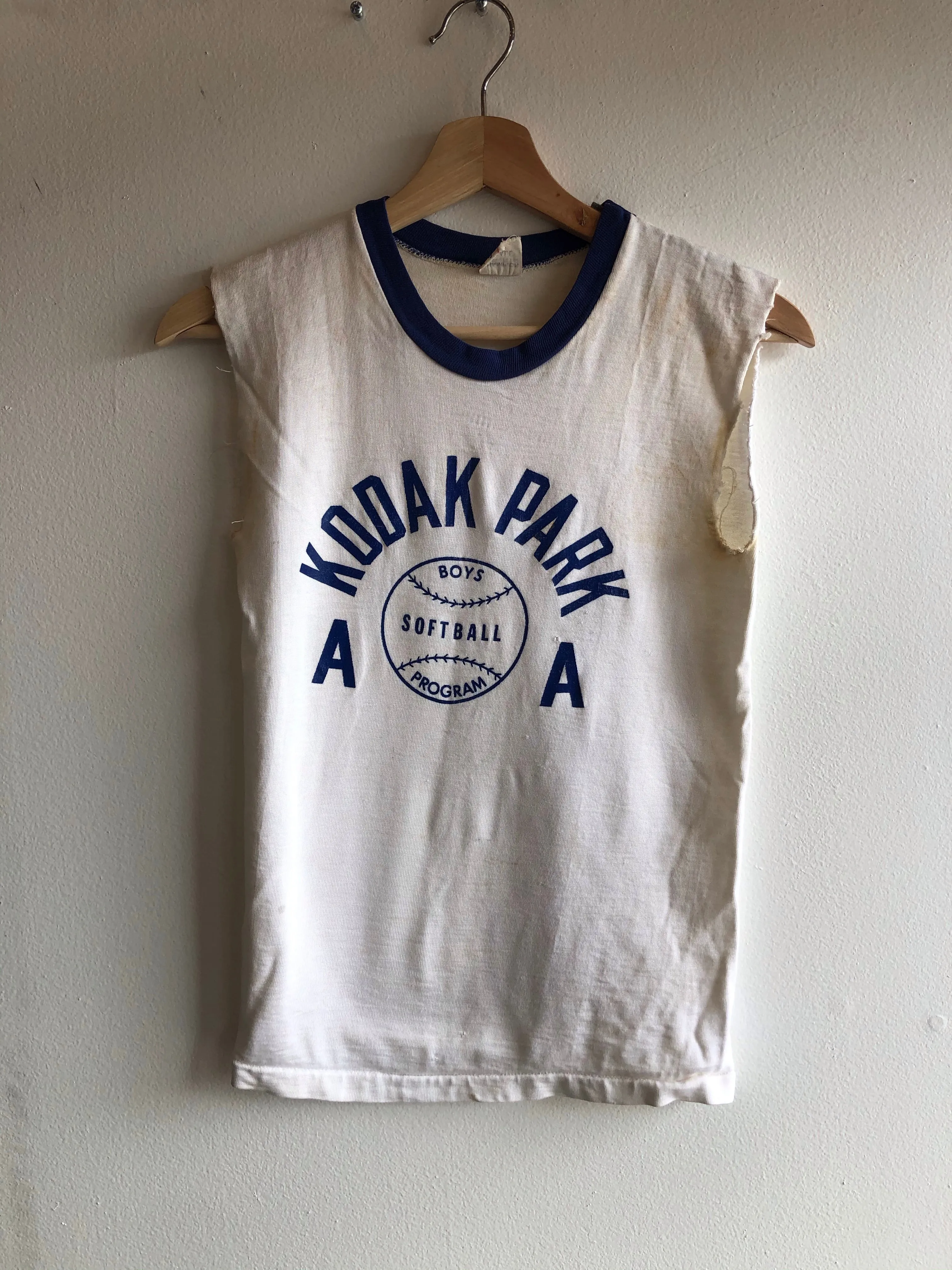 Vintage 1960s Kodak Park Softball Champion T-Shirt