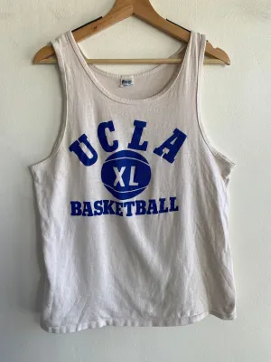 Vintage 1980s Champion UCLA Basketball Tank Top T-Shirt