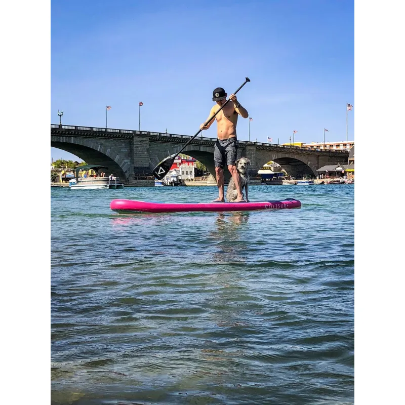 Voltsurf 11’0 Rover Stand Up Paddle Board Inflatable SUP - Pink Rail