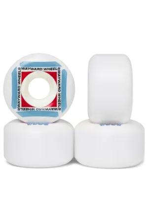 WAYWARD WHEELS 101A WAYPOINT FORMULA 56MM - WHITE/RED