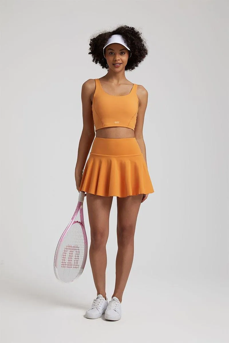 Women's Yoga Set - GFIT 2.0 High-Waist Skirt & Round-Neckline Bra