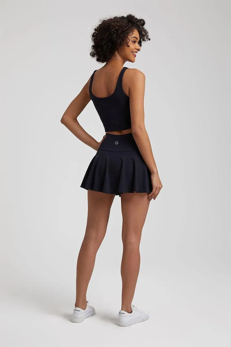 Women's Yoga Set - GFIT 2.0 High-Waist Skirt & Round-Neckline Bra