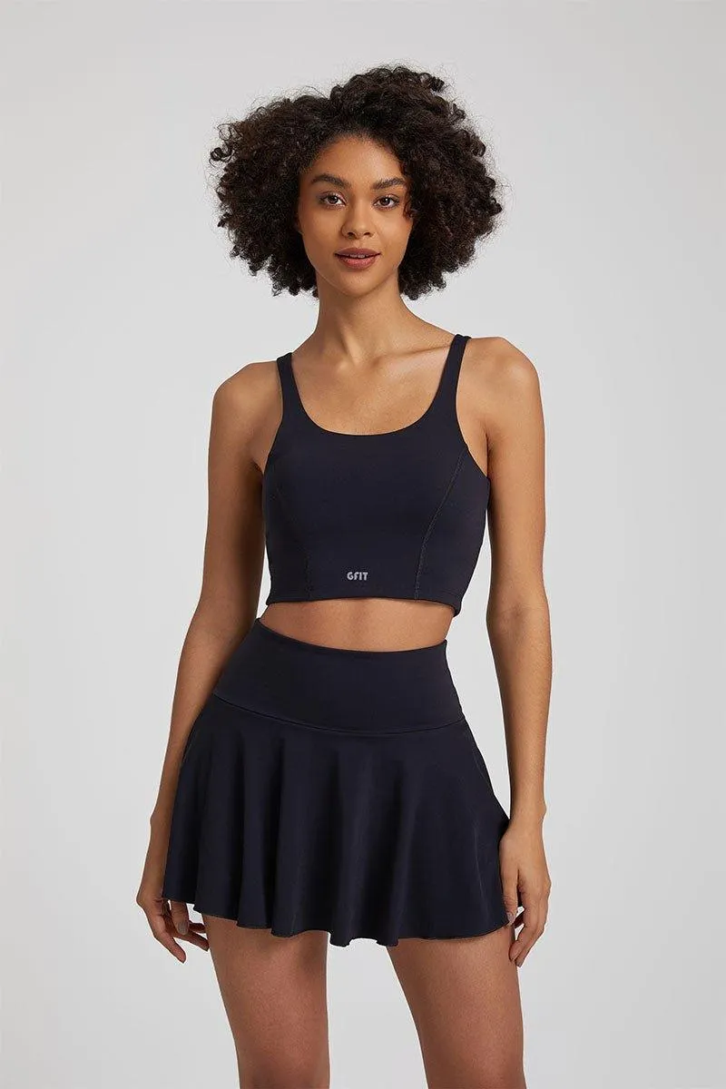 Women's Yoga Set - GFIT 2.0 High-Waist Skirt & Round-Neckline Bra
