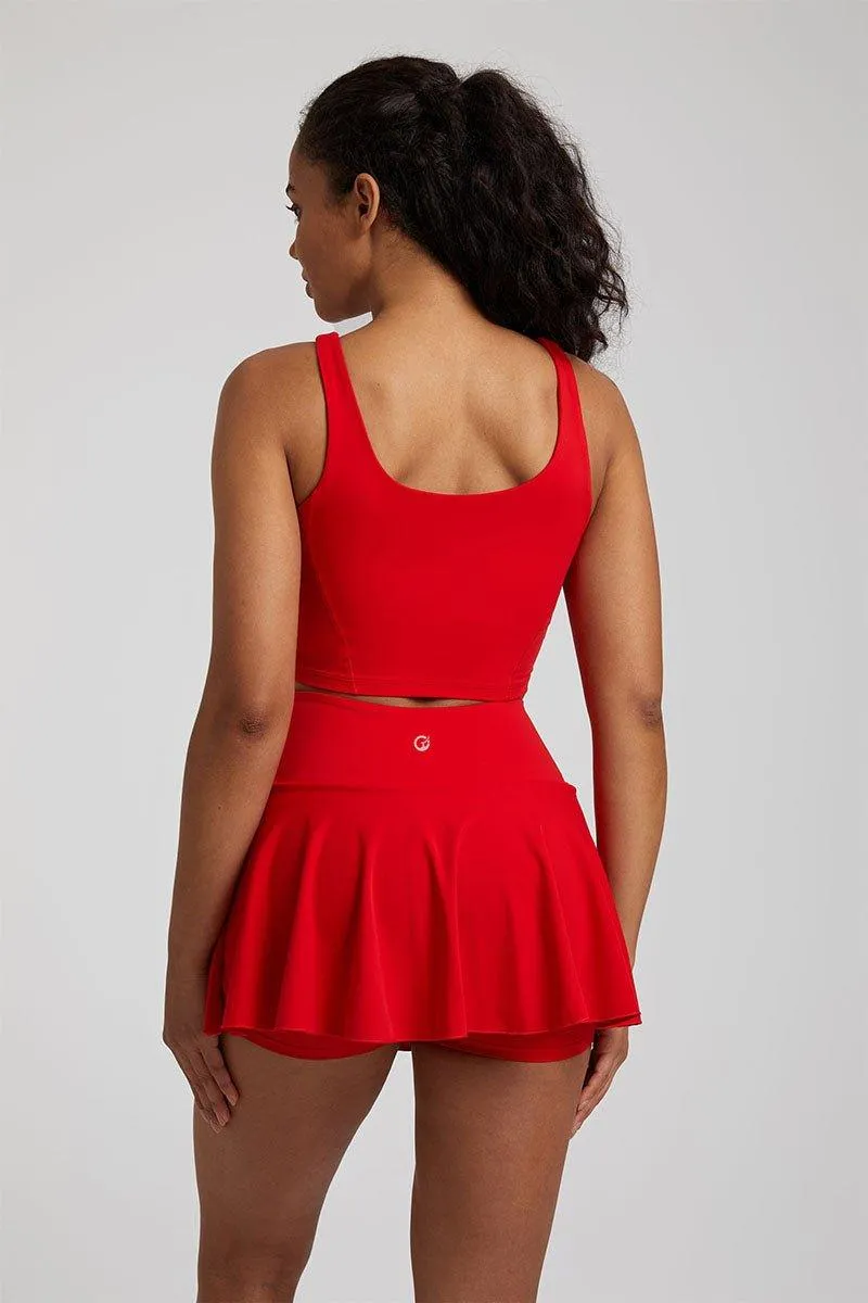 Women's Yoga Set - GFIT 2.0 High-Waist Skirt & Round-Neckline Bra