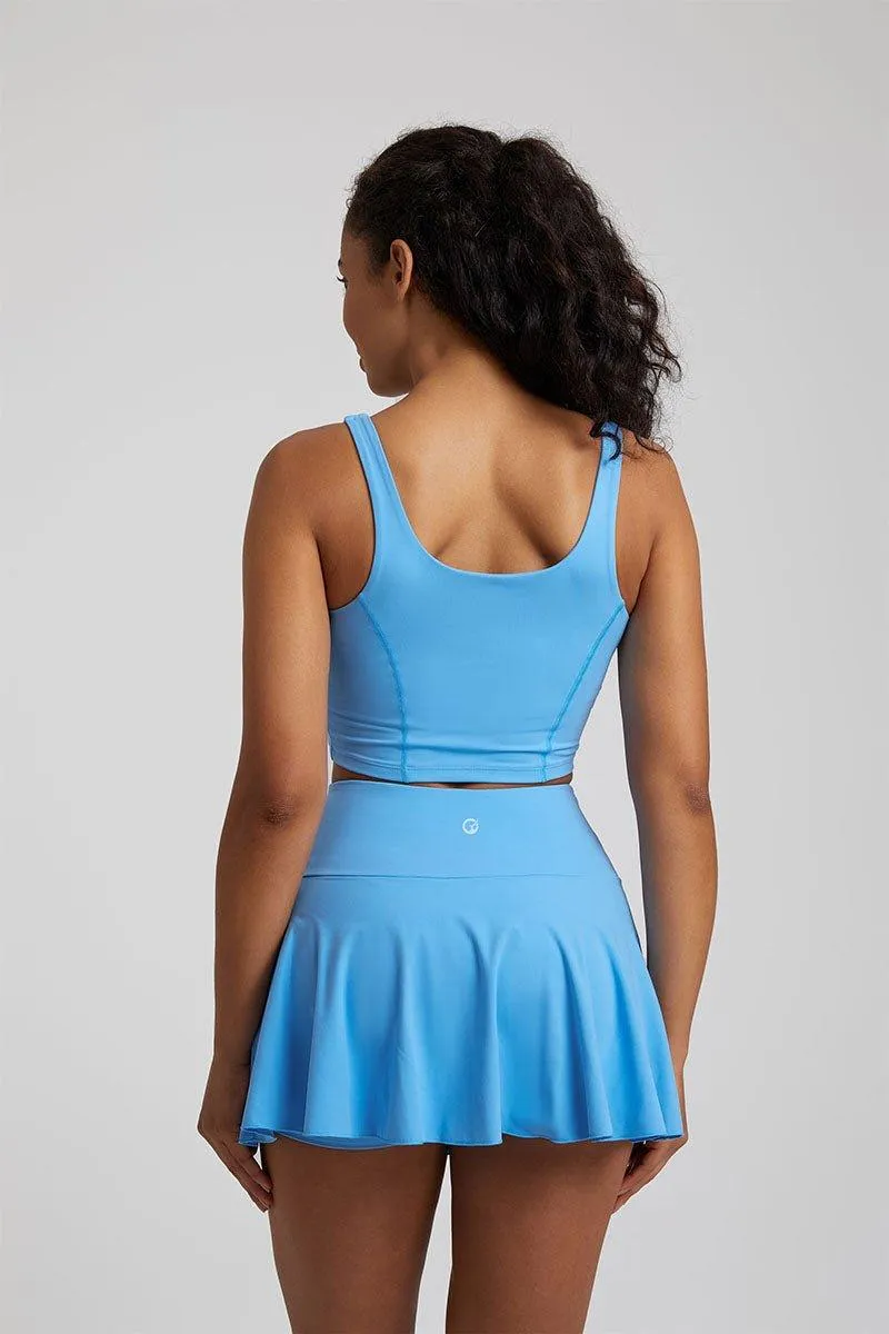 Women's Yoga Set - GFIT 2.0 High-Waist Skirt & Round-Neckline Bra