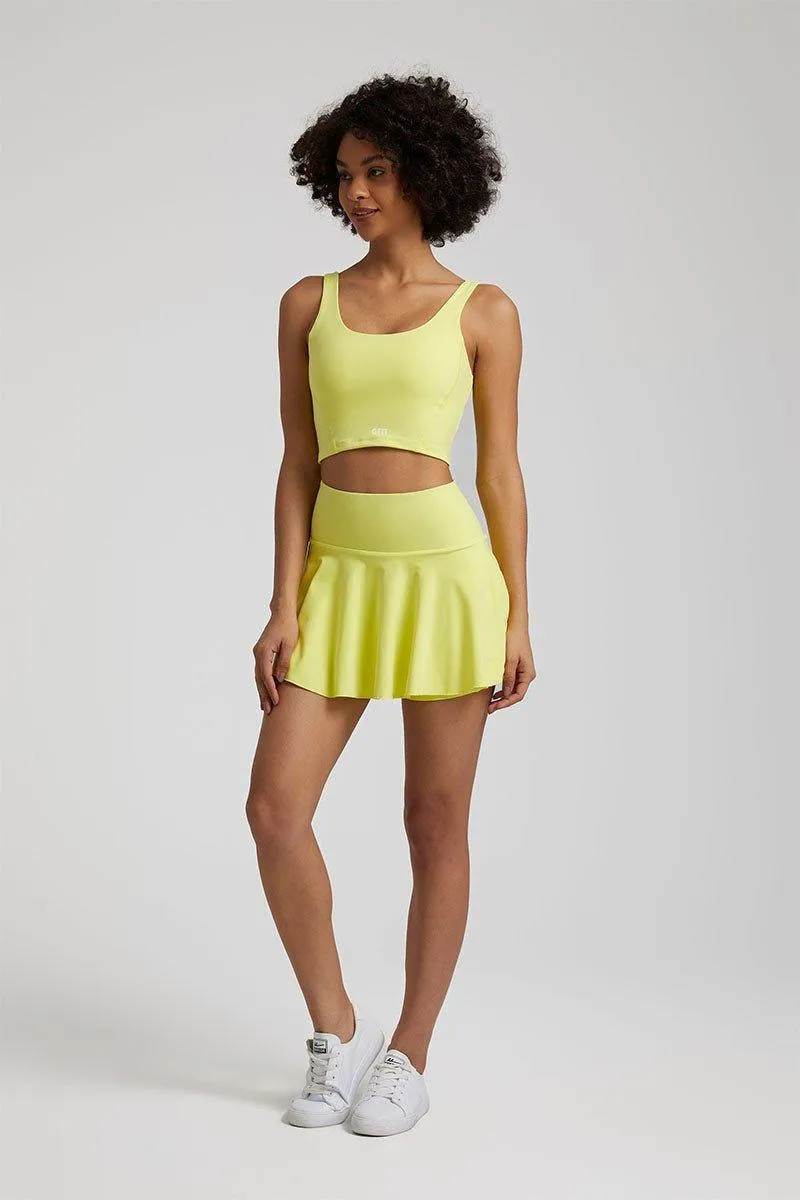 Women's Yoga Set - GFIT 2.0 High-Waist Skirt & Round-Neckline Bra