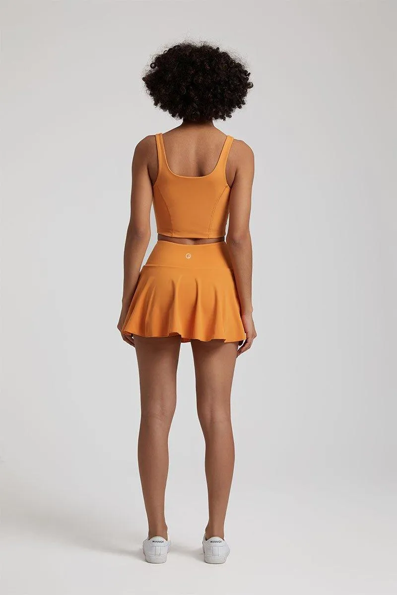 Women's Yoga Set - GFIT 2.0 High-Waist Skirt & Round-Neckline Bra