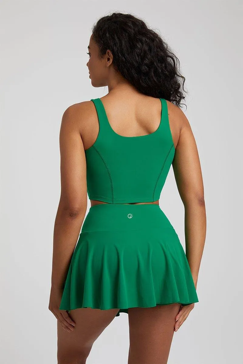Women's Yoga Set - GFIT 2.0 High-Waist Skirt & Round-Neckline Bra