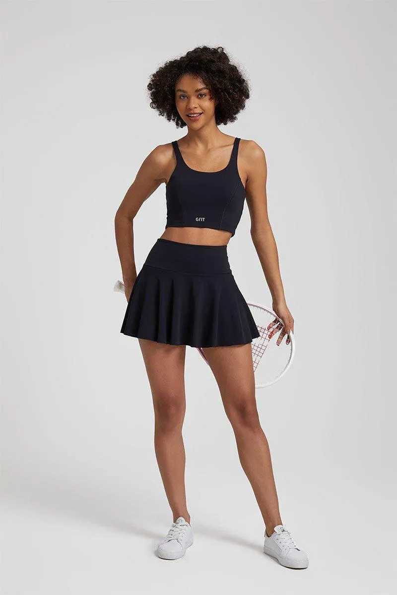 Women's Yoga Set - GFIT 2.0 High-Waist Skirt & Round-Neckline Bra