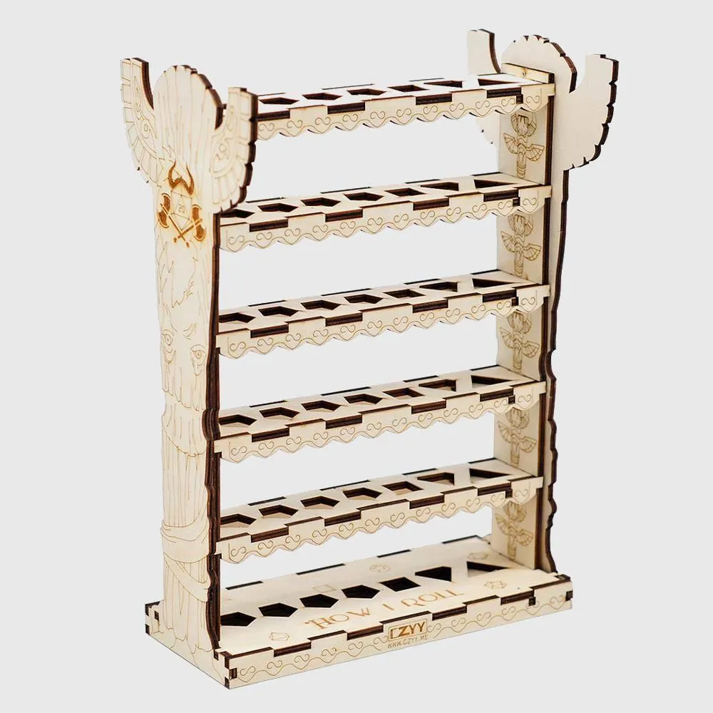 Wooden Polyhedral Dice Stand