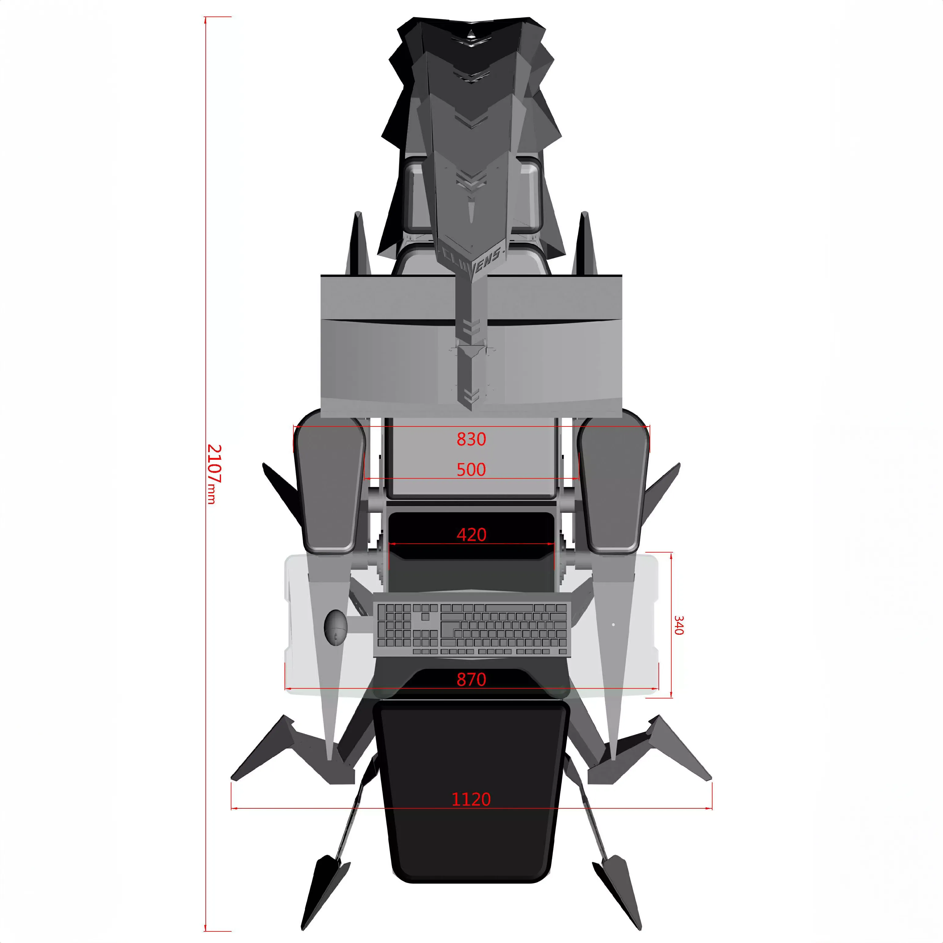 Zero Gravity Massage Ergonomic Scorpion Gaming Chair